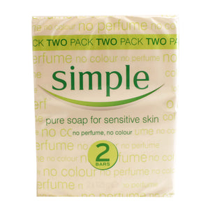 Simple 2-pack Pure Soap For Sensitive Skin