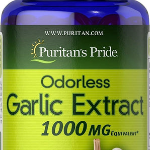 Puritan's Pride Odorless Garlic 1000 Mg, 100 Count