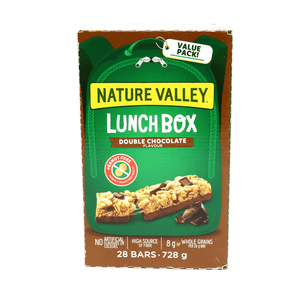 Nature Valley Lunch Box Double Chocolate Flavor Granola Bars, 28ct, 728g/1.6 lbs., {Imported from Canada}