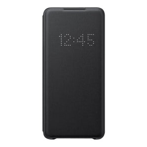 Samsung LED Wallet Cover EF-NG985 - Flip cover for cell phone - black - for Galaxy S20+, S20+ 5G