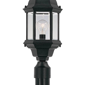 2976-BK-Designers Fountain-Devonshire - One Light Outdoor Post Lantern