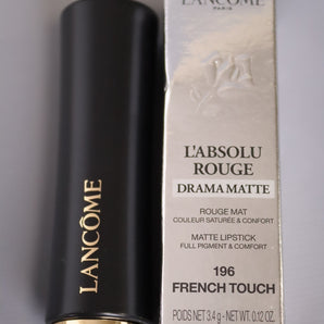 Lancôme L'Absolu Rouge Hydrating Drama Matte Lipstick - Smudge-Resistant & Luminous Finish - Up To 18HR Comfort 196 French Touch: