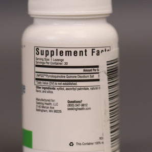 Seeking Health PQQ Lozenge 20 mg 30 Lozenges