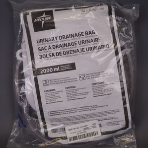 Medline Bag, Drainage, Anti-Reflux Tower, 2000ML