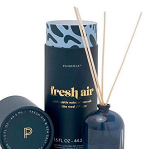 Paddywax Candles PDFD05Z Petite Collection Reed Diffuser, 1.5-Ounce, Navy - Fresh Air