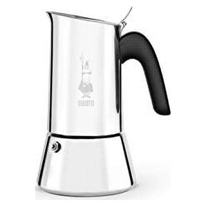 Bialetti New Venus Induction, Stovetop Coffee Maker, 18/10 Steel, 4-Cup Espresso, suitable for all types of hobs