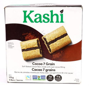 Kashi Cocoa 7 Grain Soft Baked Cereal Bars, (5x35 g), 175g/6.2 oz., Box, {Imported from Canada}