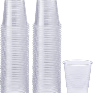 Comfy Package 3 Oz Clear Small Plastic Cups Disposable Mouthwash, Espresso Cups, 100-Pack
