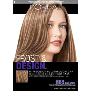 L'Oreal Paris Frost And Design Permanent Hair Color, H65 Caramel