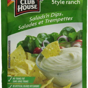 Club House Ranch Style Dressing & Dip Mix, 28g/1oz., {Imported from Canada}