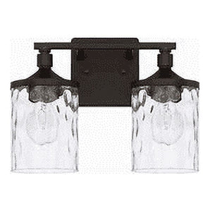 Capital Lighting 128821-451 Colton 2 Light 13" Wide Bathroom Vanity Light - Black