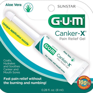 GUM Canker-X Pain Relief Gel With Aloe Vera