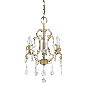 Acclaim Lighting In11355 Claire 3 Light 12" Wide Taper Candle Chandelier