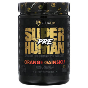 Alpha Lion Superhuman Pre Workout (Award Nutrition Brand) Orange Gainsicle (21 servings) *EN