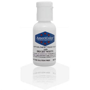 AmeriColor, Soft Gel Paste Food Color, Bright White .75 oz