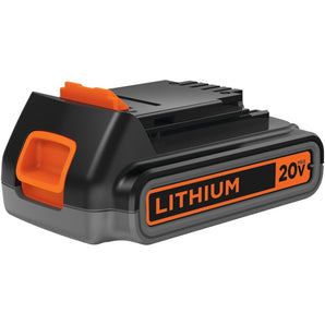 BLACK+DECKER 20-Volt MAX* 2.0 Ah Lithium-Ion Battery Pack, LBXR2020