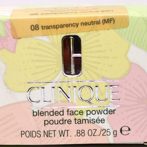 Clinique Blended Face Powder 0.88oz / 25g #08 Transparency Neutral New Packaging