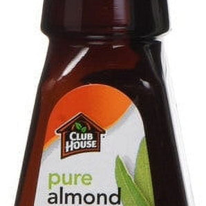 Club House, Baking & Flavouring Extracts, Pure Almond, 43ml/1.5oz., {Imported from Canada}