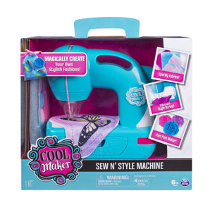 Cool Maker Sew Style Sewing Machine with Pom Pom Maker Attachment (Edition May Vary)