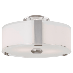 DVI Lighting DVP14532 Zurich 3-Light Flush Mount Ceiling Fixture