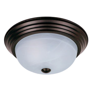 Designers Fountain 14 inch Medium 2-Light Oil Rubbed Bronze Flush Mount Ceiling Light, 1257M-ORB-AL