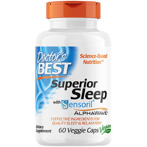 Doctor's Best Superior Sleep with Sensoril 60 Veg Caps