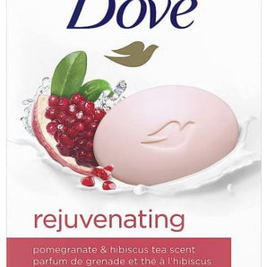 Dove Beauty Bar Gentle Skin Cleanser Rejuvenating More Moisturizing Than Bar Soap For Softer and Smoother Skin 3.75 oz, 6 Bars