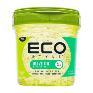 Eco Styler Olive Oil Hair Styling Gel, 16 oz, Moisturizing, Unisex