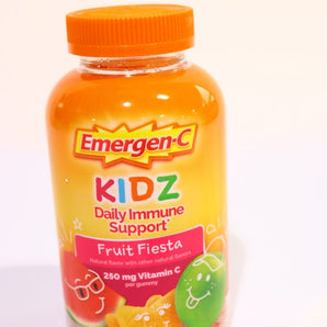 Emergen-C Kidz Daily Immune Support Dietary Supplements, Flavored Gummies with Vitamin C and B Vitamins, Fruit Fiesta Flavored Gummies - 88 Count