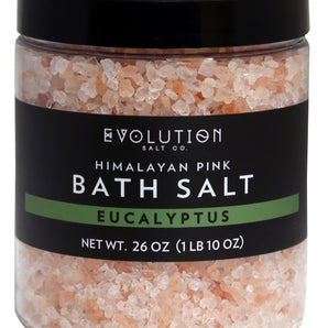 Evolution Salt Co Himalayan Bath Salt Coarse Grind, Eucalyptus, 26 Oz