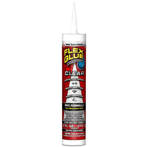 Flex Glue Strong Rubberized Waterproof Adhesive Pro Formula, 9 oz, Clear