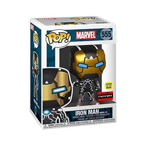 Funko Marvel Iron Man 39 Pop Figure (Glow in The Dark) (AAA Anime Exclusive)