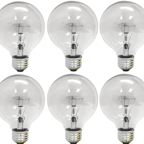 GE 40-Watt Medium Base Clear Globe Light