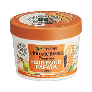 Garnier Ultimate Blends Hair Food Papaya 3-in-1 Damaged Hair Mask Treatment 390m