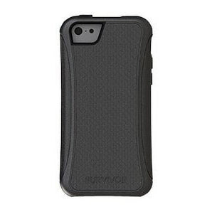 Griffin Survivor Slim - Protective cover for cell phone - polycarbonate, textured silicone - black