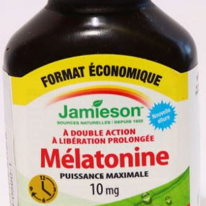 Jamieson Maximum Strength Dual-Action Timed Release Melatonin 10 mg Value Size