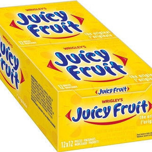 Juicy Fruit Sugar-Free Gum, The Original, 12 Count {Imported from Canada}