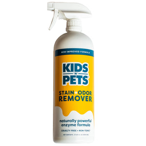 Kids 'N' Pets - Instant All-Purpose Stain & Odor Remover – 27 fl oz - Permanently Eliminates Tough Stains & Odors – Including Urine Odors - No Harsh Chemicals, Non-Toxic & Child Safe, Multi-Color