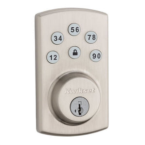 Kwikset 907 Powerbolt2® Electronic Deadbolt in SN