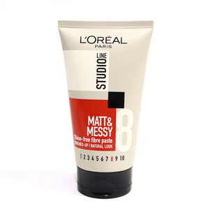 L,Oréal Studio Line Matt & Messy Shine-Free Fibre Paste 150Ml