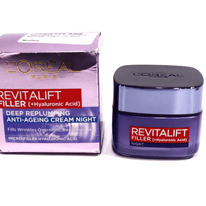 L,Oreal Paris Revitalift Filler Renew Night Cream, 1.7 Oz