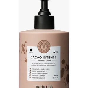 Maria Nila Color Refresh Cacao Intense, 10.1 Fl Oz / 300 ml, Brown Color Bomb, Semi-Permanent Pigments, 100% Vegan & Sulfate/Paraben free