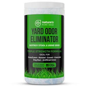 Nature's Pure Edge Yard Odor Eliminator Instantly Removes Stool and Urine Odor from Lawn, Artificial Grass, Patio, and Kennel 2 lbs.