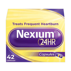 Nexium 24HR Acid Reducer Heartburn Relief Capsules With Esomeprazole Magnesium - 42 Count