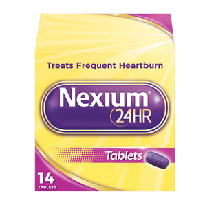 Nexium 24HR Acid Reducer Heartburn Relief Tablets With Esomeprazole Magnesium - 14 Ct