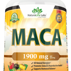 Organic Maca Root Black, Red, Yellow 1900 mg per serving - 150 Vegan Capsules Peruvian Maca Root Gelatinized