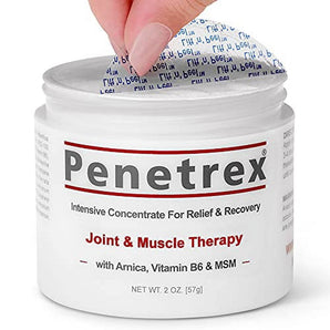 Penetrex Joint & Muscle Therapy, 2 Oz Cream Intensive Concentrate for Relief & Recovery Whole-Body Formula w/ Arnica, Vitamin B6 & MSM (DMSO2) for Your Back, Neck, Knee, Hand, Shoulder, Feet