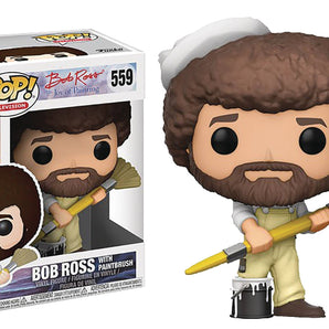 Pop Bob Ross in Overalls Vinyl Figure (Other)