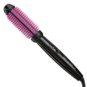 Revlon Pro Collection Silicone 1" Heated Brush, Black and Pink