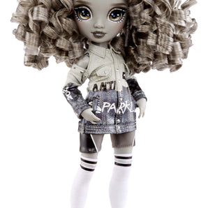 Shadow High Series 1 Nicole Steel- Grayscale Fashion Doll. 2 Titanium Designer Outfits to Mix & Match with Accessories, Great Gift for Kids 6-12 Years Old and Collectors